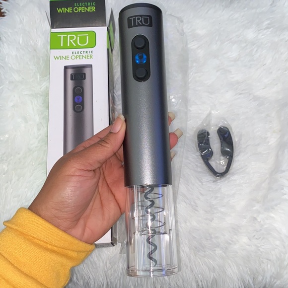 Other - New Black Electric Wine 🍷 Opener w/ Foil Cutter Wine Opener Metal BPA Free